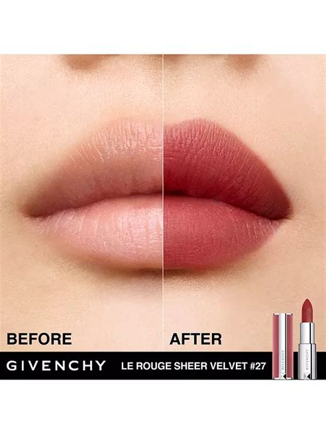 givenchy lipstick 27 rouge infuse